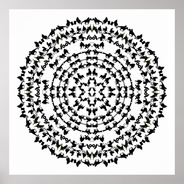 Rocking R Rodeo Mandala 1 Poster (Framsidan)