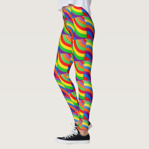 ROCKING RAINBOW SOCK SMALL MÖNSTER LEGGINGS