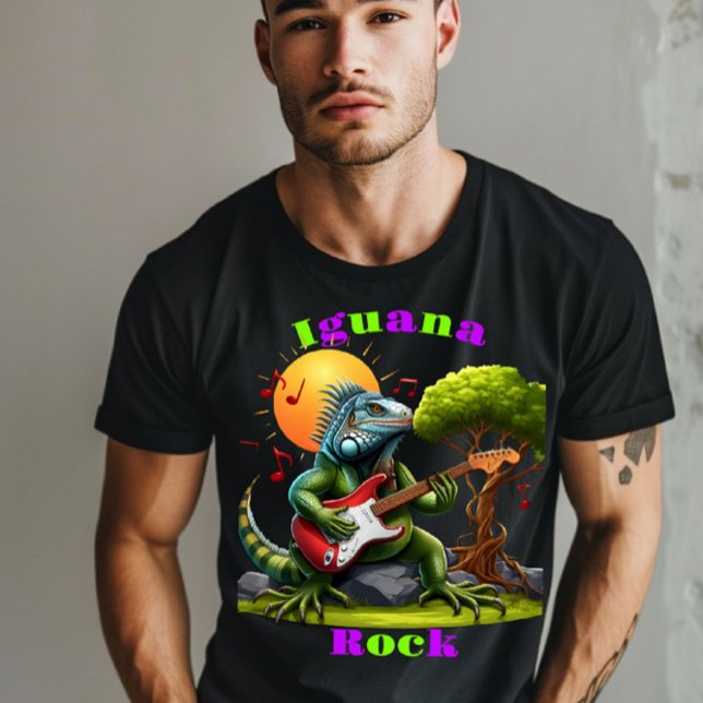 Rocking Reptiles Sunset Sergranat (2) T Shirt (Skapare uppladdad)