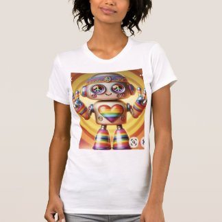 Rocking Retro Robot T Shirt