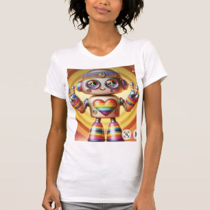 Rocking Retro Robot T Shirt