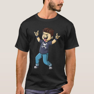 Rocking School Music Hard Sten Hand Sign Fläkt B T Shirt