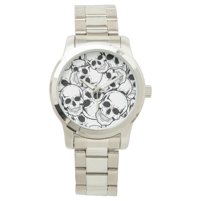 Rocking Skull Armbandsur (Framsida)