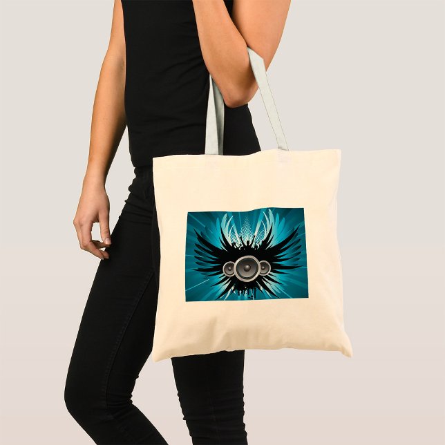Rocking Speakers Tote Bag Tygkasse (Skapare uppladdad)