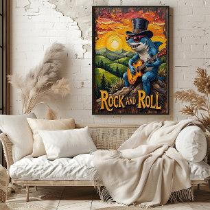 Rocking the Backe, solnedgång Beat Poster