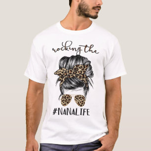 Rocking the Nana Life Grandma Women God Moth T Shirt