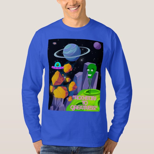 ROCKING TO GREATNESS T SHIRT (Framsida)