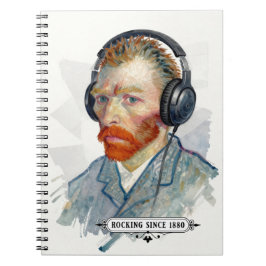 Rocking Vincent since 1880 Notebook Journal Anteckningsbok