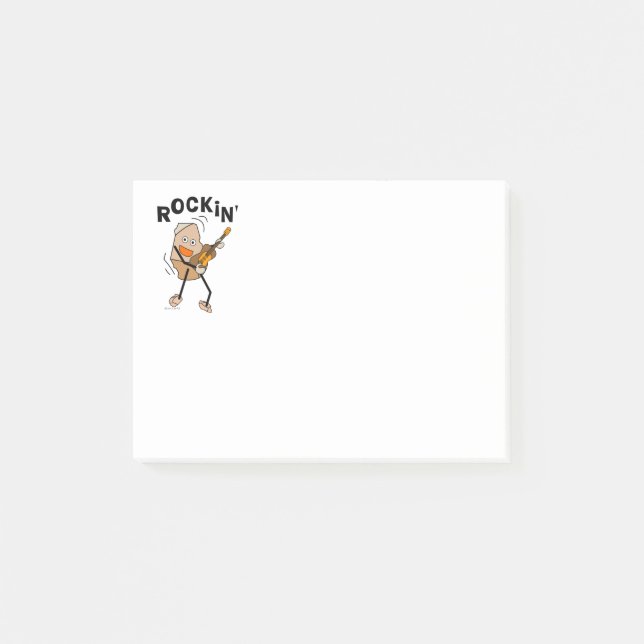 Rockin'Guitar Post-it Block (Framsida)