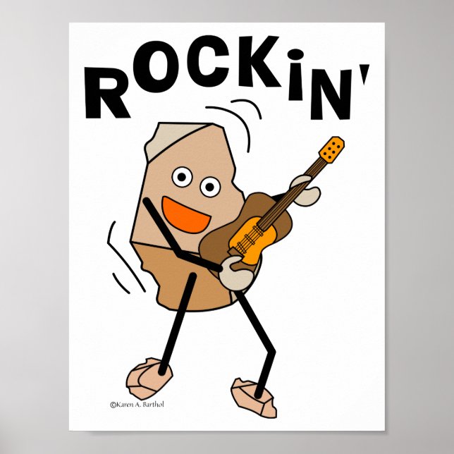 Rockin'Guitar Poster (Framsidan)