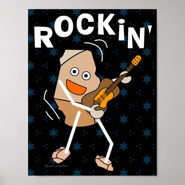 Rockin'Guitar Poster (Framsidan)