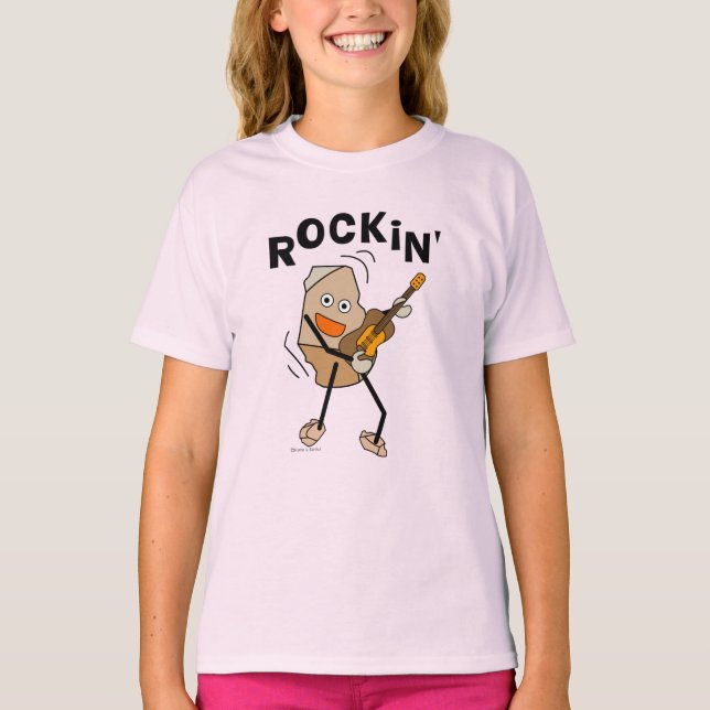 Rockin'Guitar T Shirt (Framsida)