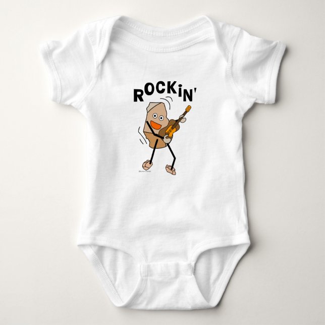 Rockin'Guitar T Shirt (Framsida)