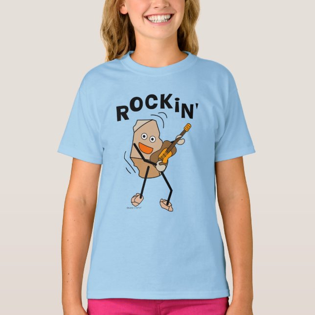 Rockin'Guitar T Shirt (Framsida)