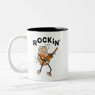 Rockin'Guitar Två-Tonad Mugg