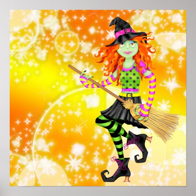 Rockin'Halloween Witch - SRF Poster (Framsidan)