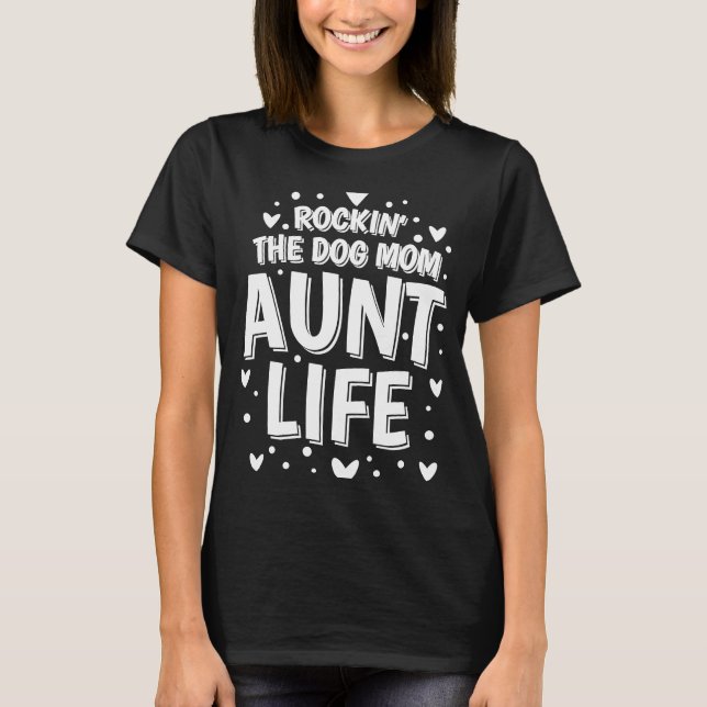 Rockin''Hund Moster Life 1 T Shirt (Framsida)