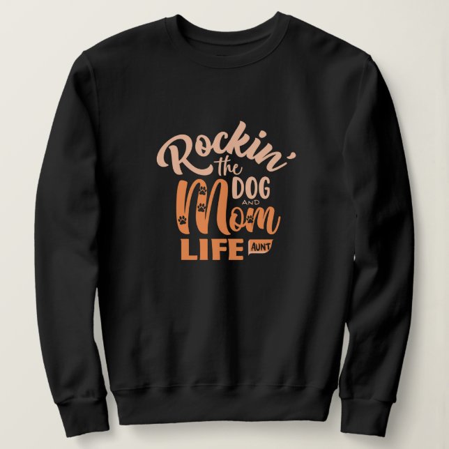 Rockin''Hund och Moster Life T Shirt (Design framsida)