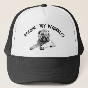 Rockin'My Wrinkles Shar Pei Truckerkeps