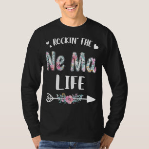 Rockin''Ne Morsa Life Proud Grandma Mors dag T Shirt