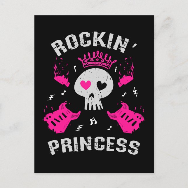 Rockin'Princess Vykort (Framsida)