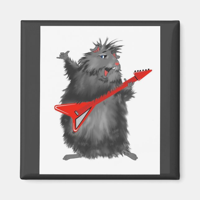 Rockin'Rodent Magnet (Framsidan)