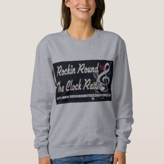 Rockinroundtheclock radiosände tröjan t shirt (Framsida)