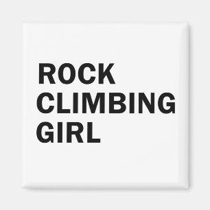 Rockklätterflicka Magnet