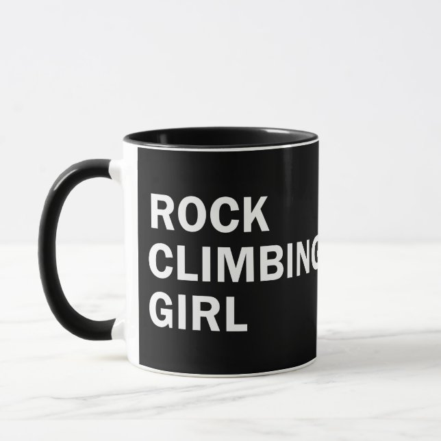 Rockklätterflicka Mugg (Vänster)