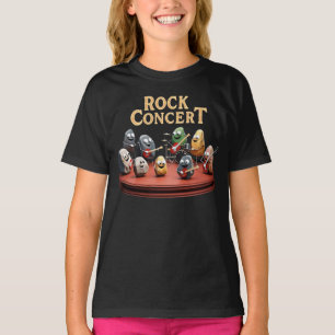 Rockkonsert - Stenband spelar instrument T Shirt