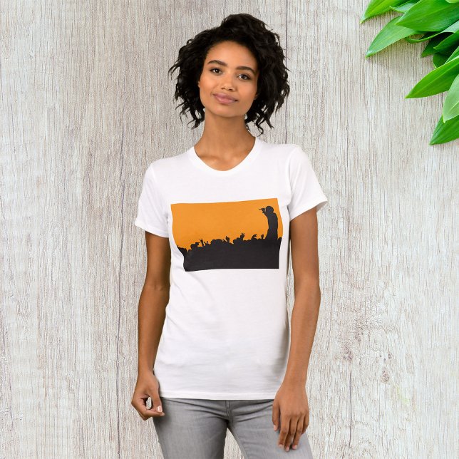 Rockkonsertpublik Siluett Musikfestival T Shirt (Skapare uppladdad)