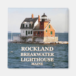 Rockland Breakwater Lighthouse, Maine Magnet