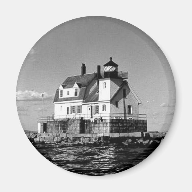 Rockland Harbor Breakwater Lighthouse Magnet (Framsidan)