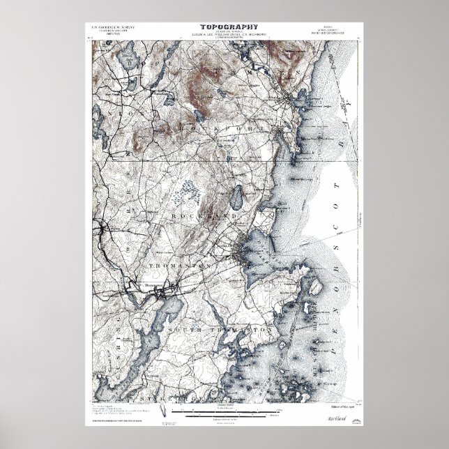 Rockland, Maine 1906 Poster (Framsidan)