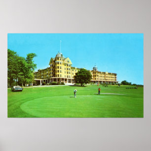 Rockland Maine Samoset hotell Circa 1970 Poster