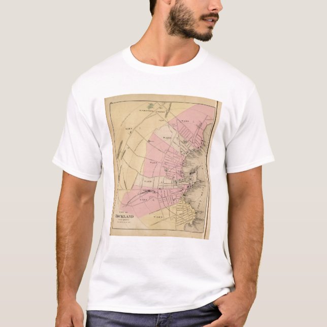 Rockland Maine T Shirt (Framsida)