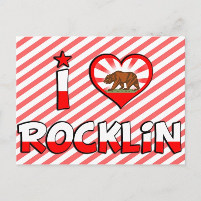 Rocklin, CA Vykort (Framsida)