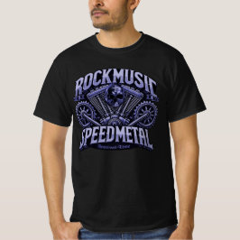 Rockmusic Speedmetal Festival Time T Shirt
