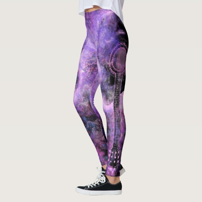 Rockmusik Gitarr Leggings (Vänster)