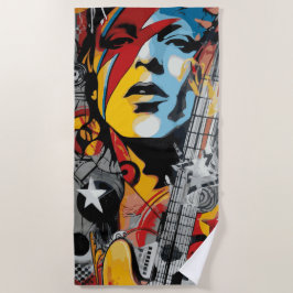 Rockmusik Kvinna Gitarr Popkonst Gatustil