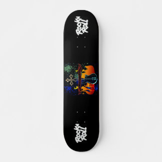 RocknRoll - Designer 7 3/8-tums däckskateboard Old School Skateboard Bräda 21,6 Cm
