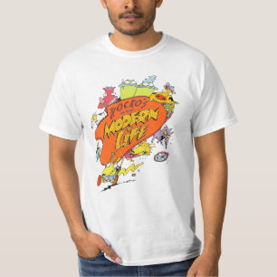 Rockos moderna liv roligt t shirt