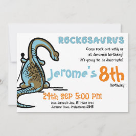 Rockosaurus Dino-Mite Födelsedagsfest! Inbjudningar