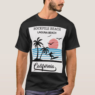 Rockpile Beach Laguna Beach California T Shirt