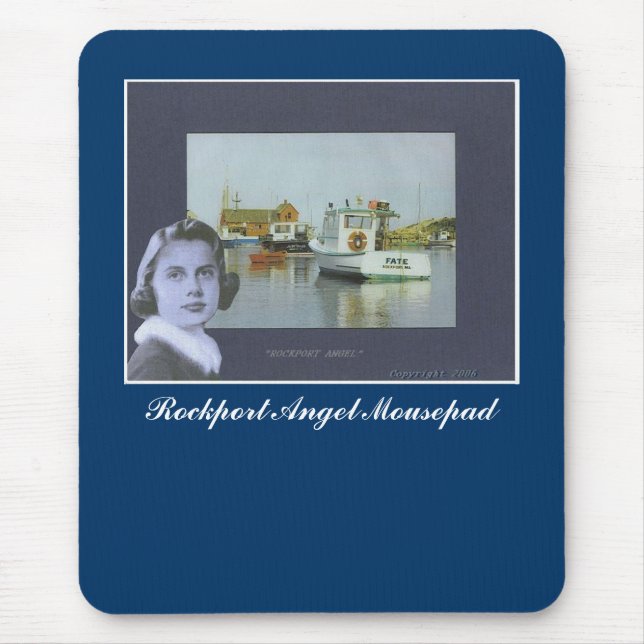 "Rockport ängel"   Mousepad Musmatta (Framsidan)