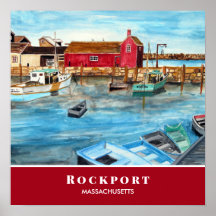 Rockport hamn Massachusetts New England USA