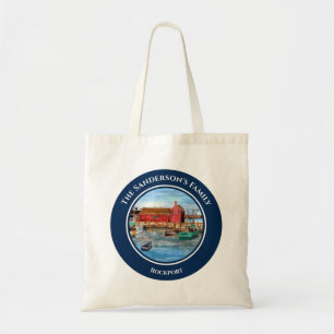 Rockport Harbour Massachusetts New England Paintin Tygkasse