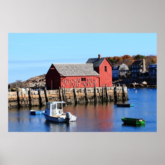Rockport Motif nummer 1 Poster (Framsidan)