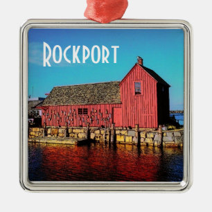 Rockport prydnad julgransprydnad metall