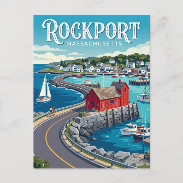 Rockport USA Vykort (Framsida)